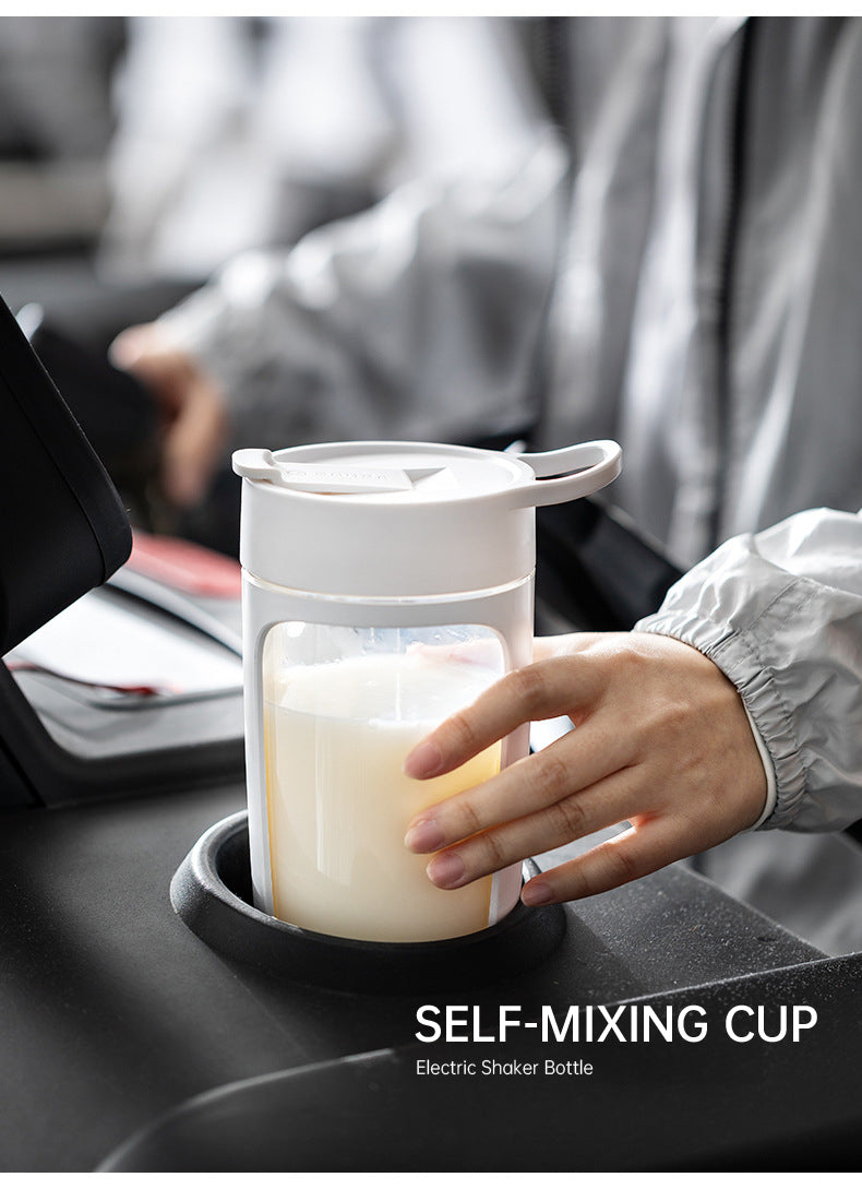 Portable Electric Shaker & Supplement Mixer Bottle (650ml) with FREE Shipping