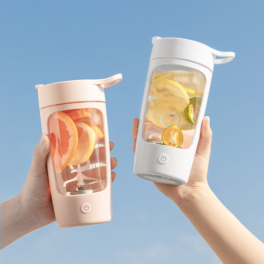 Portable Electric Shaker & Supplement Mixer Bottle (650ml) with FREE Shipping